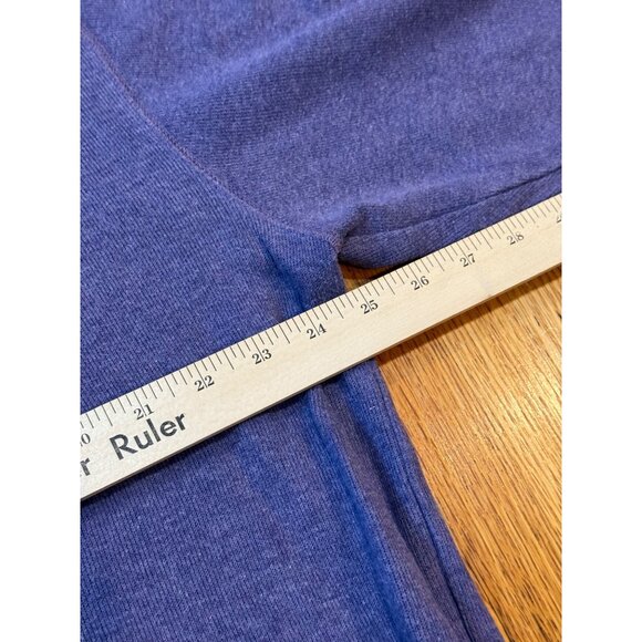 Mens Jos. A. Bank Quarter-Zip Pullover Sweater XL Purple Cotton - Picture 8 of 13